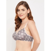 Clovia - Grey Melange Nylon Lightly Padded Womens T-Shirt Bra ( Pack of 1 ) - None