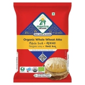 24 Mantra Organic Premium Whole Wheat Atta, 5 Kgs 2 packet