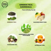 Green Tea Moringa Face & Body Scrub-200 g