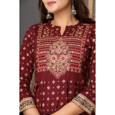 Latest Women Kurta Sets-L / Maroon