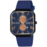 Hala Blue Silicon Analog Mens Watch