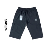 Mens 3-4th. Cargo Shorts-Black / XXL