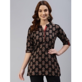 SVARCHI - Black Cotton Women''s Straight Kurti ( Pack of 1 ) - None