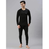 Lux Cottswool Cotton Blend Mens Thermal Sets ( Black ) - None