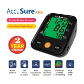 AccuSure Blood Pressure Monitor Automatic Digital Display And Adjustable Arm-Cuff - 2 Years Warranty