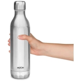 Milton Bliss 900 Thermosteel 24 Hours Hot and Cold Water Bottle, 820 ml, Silver - Silver