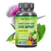 Nutrainix Organic Liver Support with Milk Thistle 60 no.s Unfalvoured Minerals Capsule