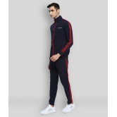 OFF LIMITS - Navy Blue Polyester Regular Fit Solid Mens Sports Tracksuit ( Pack of 1 ) - XXL