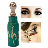 Mii Art Brass surmedani with surma use in eyes makeup(Color-Green)(size-6cm,small) Pack of 1 pcs