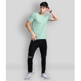 Paul Street - Green Cotton Blend Slim Fit Mens T-Shirt ( Pack of 1 ) - None