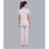 Sathiyas - Pink Cotton Womens Nightwear Nightsuit Sets ( Pack of 1 ) - None