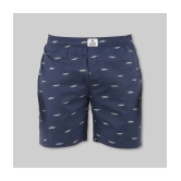 Supersquad Cotton Mens Boxer- ( Navy ) - None