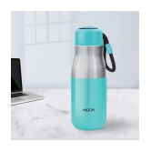 Milton Eminent 400 Thermosteel Hot and Cold Water Bottle, 369 mL, Aqua Green (Pack Of 1) - Aqua Green