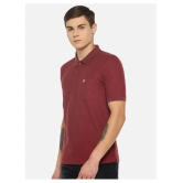 Dollar Cotton Blend Maroon Solids T-Shirt - None