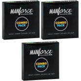 MANFORCE Combo Pack Chocolate Strawberry Coffee Black Grapes Melon Condom  20 Pcs x Pack of 3