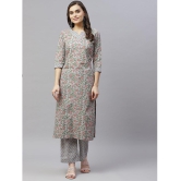 miravan - Blue Straight Cotton Women's Stitched Salwar Suit ( Pack of 1 ) - None