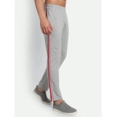 Zeffit - Grey Cotton Blend Mens Trackpants ( Pack of 1 ) - None