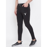 Men Black Solid Slim-Fit Track Pants