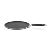 Milton Pro Cook Black Pearl Induction Non-Stick Flat Tawa, 32 cm, Grey