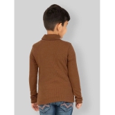 YHA - Brown Woollen Blend Boys Pullover Sweaters ( Pack of 1 ) - None