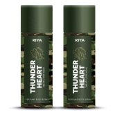 Riya Thunder Heart Deodorant Spray & Perfume For Men 300 ( Pack of 2 )