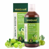 Amla Juice | 100% Cold Pressed | For Hair Growth & Detoxification | 75 Wild Amlas Per Bottle-1 Ltr