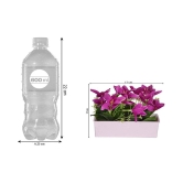 YUTIRITI Lily Purple Flowers With Pot - Pack of 1