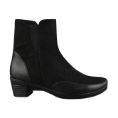 Shoetopia - Black Women''s Ankle Length Boots - None