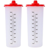 KAVISON Plastic Transparent Measuring Bottle for Kitchen Cooking Baking & Measuring Liquids | Oil Dispenser | Science Measuring Bottle (Measuring Bottle)