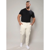 Pale Yellow Cargo Trousers Yellow 40