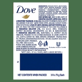 Dove Cream Beauty Bathing Bar, Has 1/4Th Moisturizing Cream, 225 G (Pack Of 3)