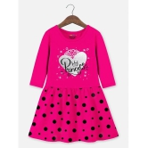 Trampoline Black & Pink Cotton Blend Girls A-line Dress ( Pack of 2 ) - None