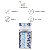 E-Retailer Single Polyester Blue Washing Machine Cover for Universal Top Load - Blue