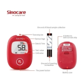 SINOCARE SAFE AQ & 25 STRIPS Glucometer