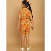 MINI & MING Girls Printed Sleeveless Playsuit