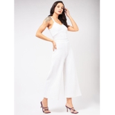 Zima Leto - White Polyester Regular Fit Womens Jumpsuit ( Pack of 1 ) - None