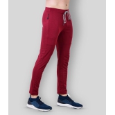 Forbro - Maroon Polyester Men''s Trackpants ( Pack of 1 ) - M