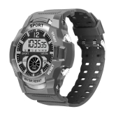 Hala Light Grey Resin Digital Mens Watch