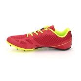 Nivia Running Spikes  Red Hiking Shoes - 5