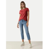 Radprix Red Cotton Regular Fit Womens T-Shirt ( Pack of 1 ) - None