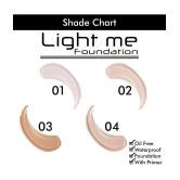 Colors Queen Light Me Foundation with Base Primer 50ml, Natural Almonds (Shade - 04)