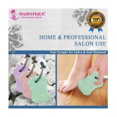 Majestique Handy Grip Pumice Stone for Hands, Heels, Elbows For Adult - (Pack of 1) Color May Vary