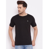 Lycos - Cotton Blend Regular Fit Black Men's T-Shirt ( Pack of 2 ) - None