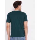 Lycos - Cotton Blend Regular Fit Green Men's T-Shirt ( Pack of 1 ) - None