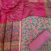 Premium Chanderi Dress Material with Chanderi Silk Dupatta (CHA298)