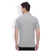 SquareFeet - Light Grey Polyester Regular Fit Men's Polo T Shirt ( Pack of 1 ) - XL