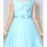 Aarika Net Gown For Girls ( Pack of 1 , Turquoise ) - None