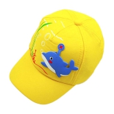 Zacharias Boy's Kids Cotton Baseball Cap kc-28 (Yellow_1-4 Years) (Pack of 1) - None