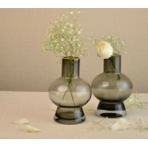 Euphoria Small Glass Vases: Set of 2