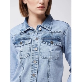 Miss Chase - Cotton Blue Denim Jacket - None